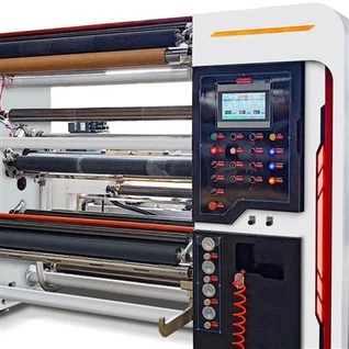 Txhuas ntawv nyiaj slitting tshuab